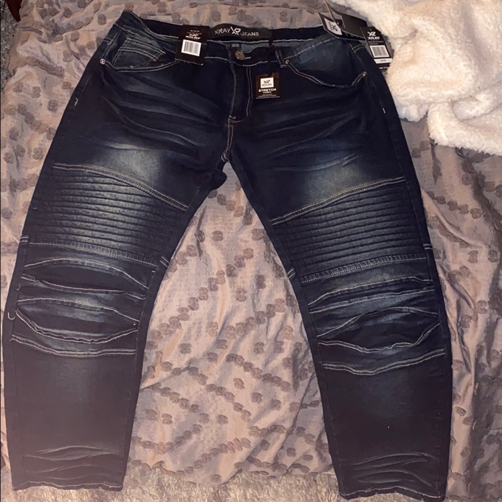 Biker jeans
